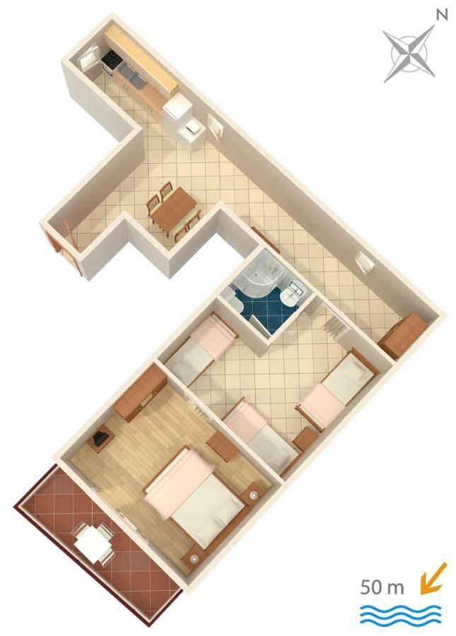 Apartments By The Sea Promajna, Makarska - 2673 Bagian luar foto